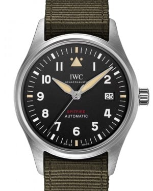 IWC Pilot's Watch Automatic Spitfire Stainless Steel 39mm Black Dial IW326801 - BRAND NEW