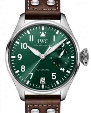IWC Pilot's Watch Big Pilot Stainless Steel 46.2mm Green Dial IW501015 - BRAND NEW