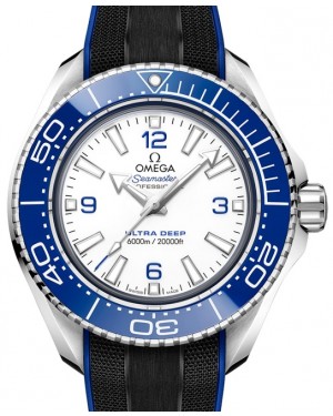 Omega Seamaster Planet Ocean 6000M Co-Axial Master Chronometer "Ultra Deep" 45.5mm O-MEGASTEEL White Dial Rubber Strap 215.32.46.21.04.001 - BRAND NEW