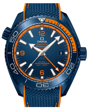 Omega Seamaster Planet Ocean 600M Co-Axial Master Chronometer GMT "Big Blue" 45.5mm Ceramic Blue Dial 215.92.46.22.03.001 - BRAND NEW