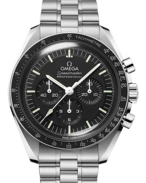 Omega Speedmaster Moonwatch Professional Co-Axial Master Chronometer Chronograph 42mm Black Index Dial & Bezel Stainless Steel 310.30.42.50.01.001 - BRAND NEW