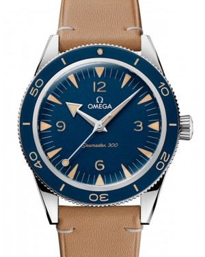 Omega Seamaster 300 Master Co-Axial Chronometer 41mm Stainless Steel Blue Dial 234.32.41.21.03.001 - BRAND NEW