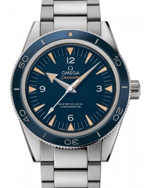 Omega Seamaster 300 Master Co-Axial Chronometer 41mm Titanium Blue Dial Titanium Bracelet 233.90.41.21.03.001 - BRAND NEW