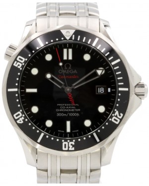 Omega Seamaster 300M Chronometer "James Bond 007" Stainless Steel Black Dial & Bezel 212.30.41.20.01.001 - PRE-OWNED