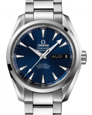 Omega Seamaster Aqua Terra 150M Co-Axial Chronometer Annual Calendar 38.5mm Stainless Steel Blue Dial Steel Bracelet 231.10.39.22.03.001 - BRAND NEW