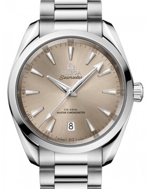 Omega Seamaster Aqua Terra 150M Co-Axial Master Chronometer 38mm Stainless Steel White Index Dial Steel Bracelet 220.10.38.20.09.001 - BRAND NEW