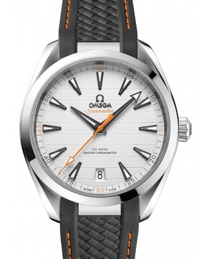 Omega Seamaster Aqua Terra 150M Co‑Axial Master Chronometer 41mm Stainless Steel Silver Dial Rubber Strap 220.12.41.21.02.002 - BRAND NEW