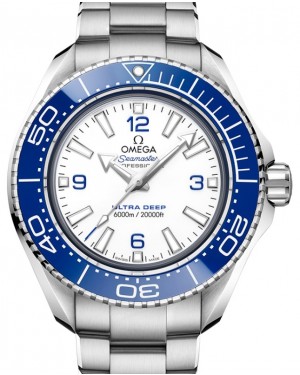 Omega Seamaster Planet Ocean 6000M Co-Axial Master Chronometer "Ultra Deep" 45.5mm O-MEGASTEEL White Dial Bracelet 215.30.46.21.04.001 - BRAND NEW