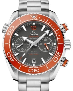 Omega Seamaster Planet Ocean 600M Co-Axial Master Chronometer Chronograph 45.5mm Stainless Steel Ceramic Bezel Grey Dial Steel Bracelet 215.30.46.51.99.001 - BRAND NEW