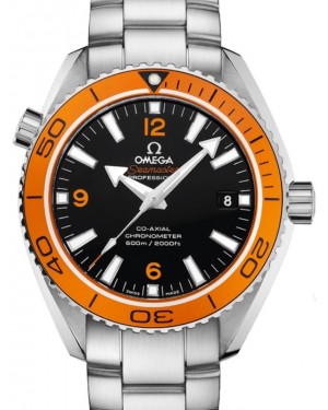 Omega Seamaster Planet Ocean 600M Omega Co-Axial 42mm Stainless Steel Black Dial Steel Bracelet 232.30.42.21.01.002 - BRAND NEW
