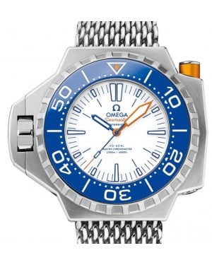 Omega Seamaster Ploprof 1200M Co-Axial Master Chronometer 55x48mm Titanium White Dial Bracelet 227.90.55.21.04.001 - BRAND NEW