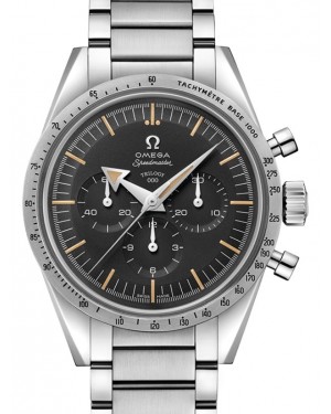 Omega Speedmaster '57 Chronograph 38.6mm "Trilogy Set Limited Edition 557" Black Dial Stainless Steel 311.10.39.30.01.002 - BRAND NEW