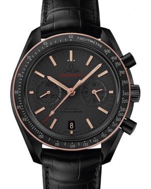 Omega Speedmaster Dark Side Of The Moon Co-Axial Chronometer Chronograph "Sedna Black" 44.25mm Black Ceramic Matt Grey Dial Leather Strap 311.63.44.51.06.001 - BRAND NEW