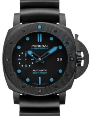 Panerai Submersible Carbotech™ Carbon Fibre 42mm Black Dial PAM00960 - BRAND NEW