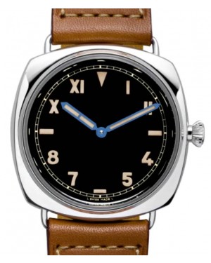Panerai Radiomir 1936 Stainless Steel 47mm Black Dial Leather Strap PAM00249 - BRAND NEW
