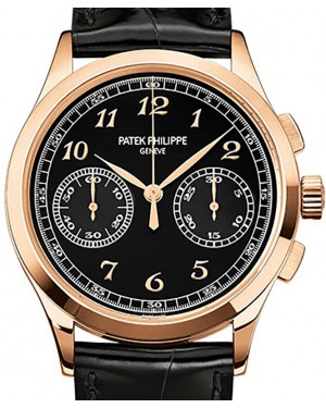 Patek Philippe 5170R-010 Complications 39.4mm Black Opaline Arabic Rose Gold Leather BRAND NEW