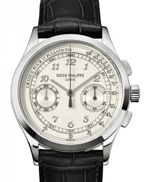 Patek Philippe 5170G-001 Complications Chronograph 39.4mm Silver White Arabic White Gold Manual - BRAND NEW