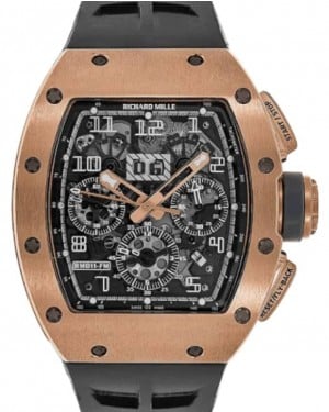 Richard Mille Automatic Flyback Chronograph Felipe Massa Boutique Edition Rose Gold RM 011