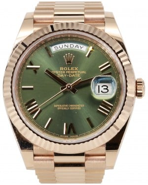 pre owned rolex president 40mm