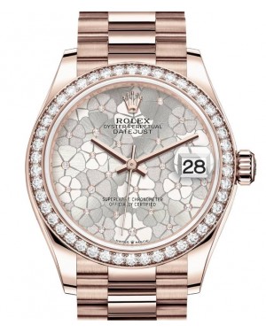 Rolex Lady-Datejust 31 Yellow Gold/Steel Silver Diamond Dial & Fluted – NY  WATCH LAB