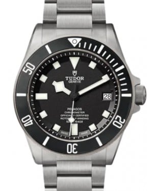 Tudor Sport Watches Pelagos Titanium/Steel 42mm Black Dial Titanium Bracelet M25600TN-0001 - BRAND NEW
