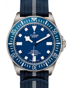 Tudor Sport Watches Pelagos FXD Titanium 42mm Navy Blue Dial Fabric Strap M25707B/24-0001