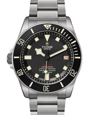 Tudor Sport Watches Pelagos LHD Titanium/Steel 42mm Black Dial M25610TNL-0001