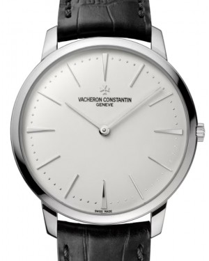 Vacheron Constantin Patrimony Manual-Winding 40mm White Gold Silver Dial 81180/000G-9117 - BRAND NEW