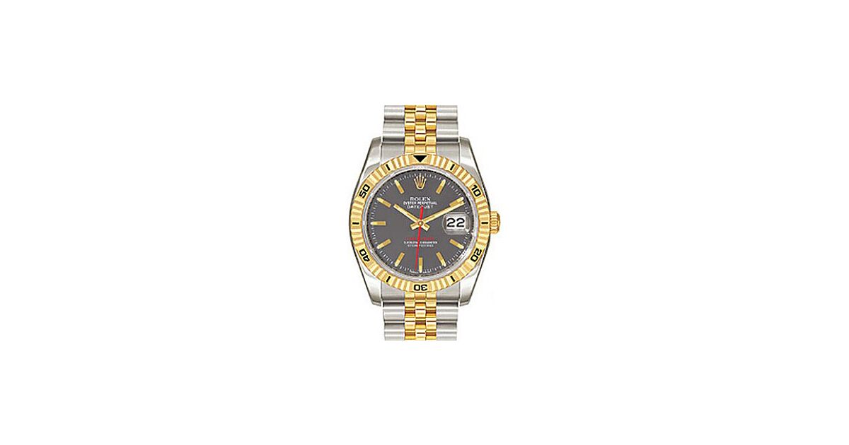 Rolex Datejust 36 Yellow Gold/Steel Steel Index Dial & Turn