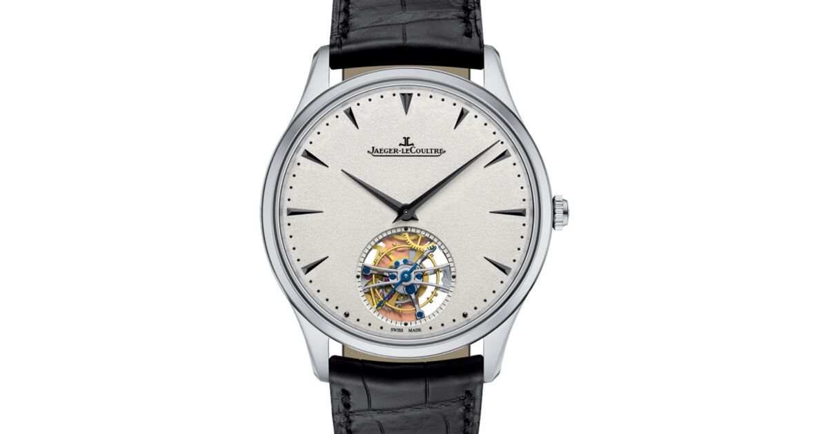 JAEGER-LECOULTRE 手巻　腕時計　silver Jaeger-LeCoultre Calibre 982 Master Ultra Thin Tourbillon