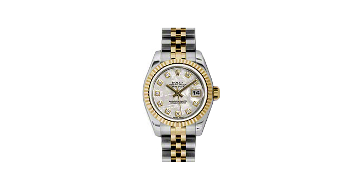 Rolex Lady-Datejust 26 179173-METDJ Meteorite Diamond Fluted