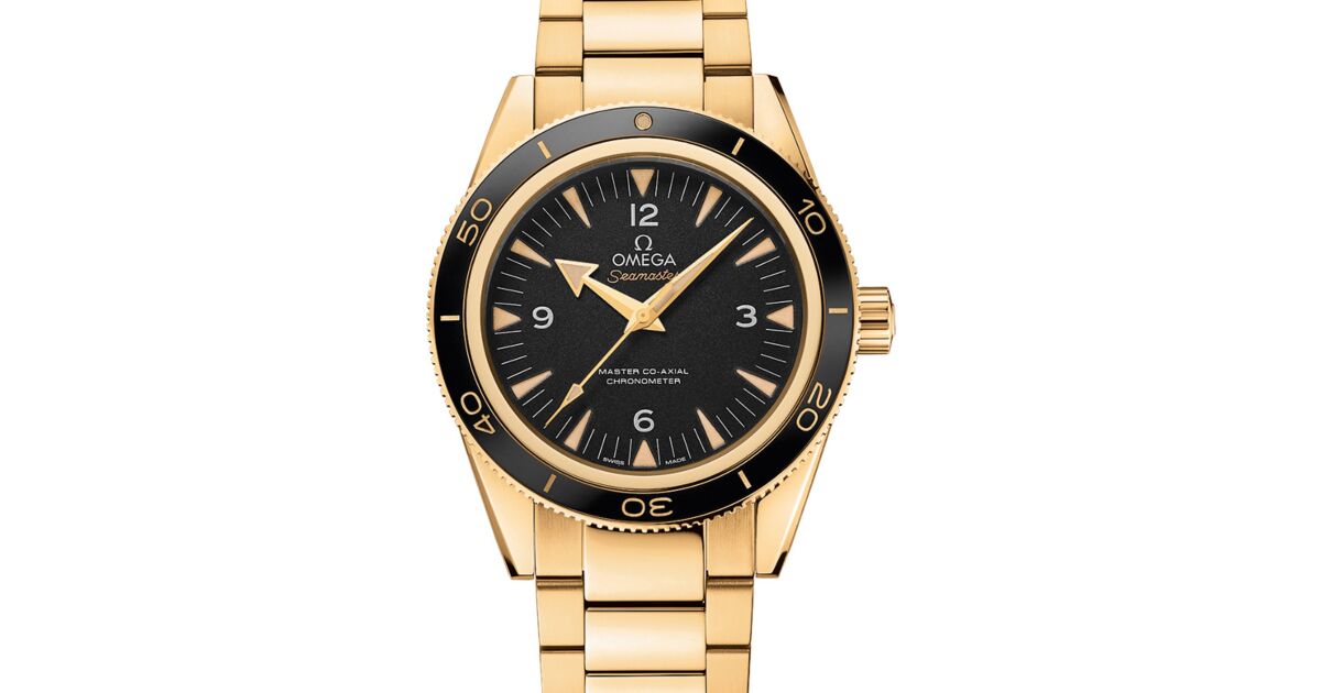 Omega Seamaster 300 Master Co-Axial Chronometer 41mm Yellow