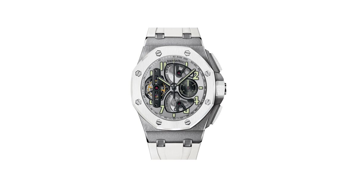 【美品】Audemars Piguet 八角形掛時計 Audemars Piguet Royal Oak Double Balance Wheel Openworked 腕