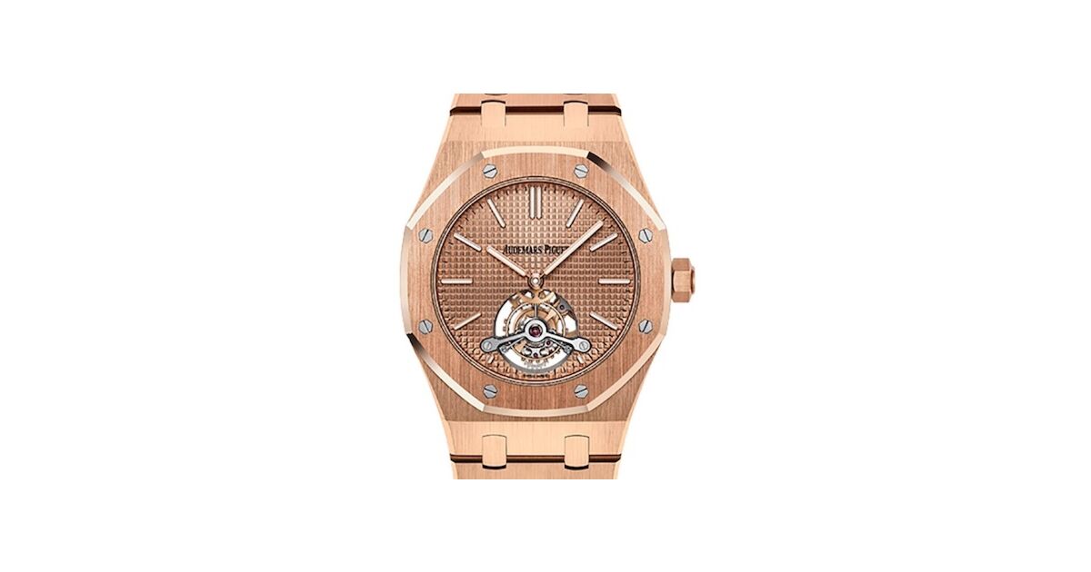 本当に信頼出来る店 Audemars Piguet Royal Oak Tourbillon Extra-Thin Rose Gold トップス