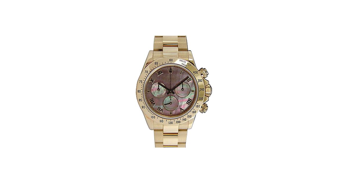 マロン Rolex Cosmograph Daytona 116523 116523-DMOPR Dark Mother Of
