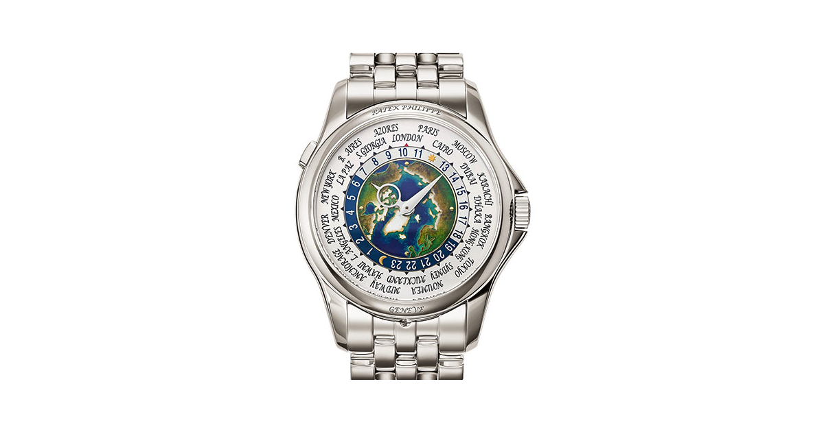 Patek Philippe Complications World Time Platinum Cloisonne Dial 5131 1P 001 BRAND NEW