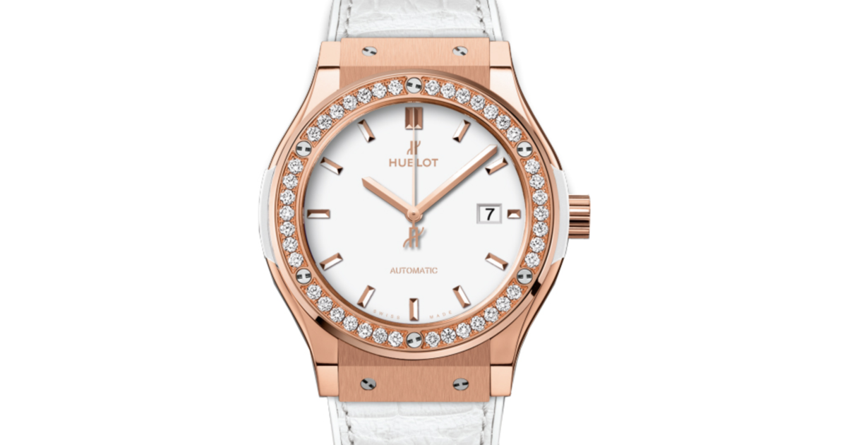 ho ka 　180×220 アイボリー Hublot Classic Fusion 542.OE.2080.LR.1204 White Index
