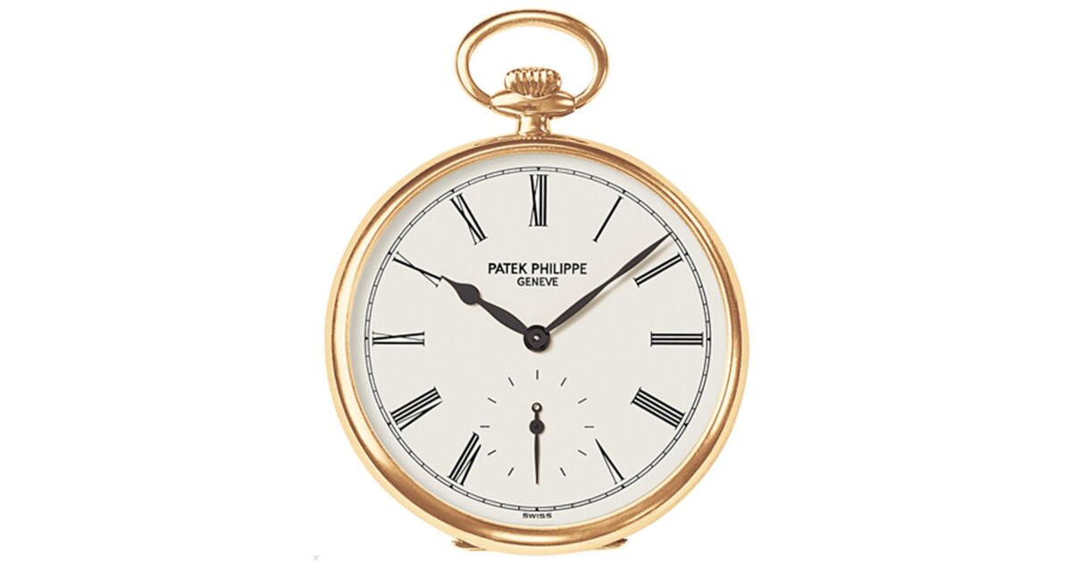 Patek philippe 973j pocket watch on sale