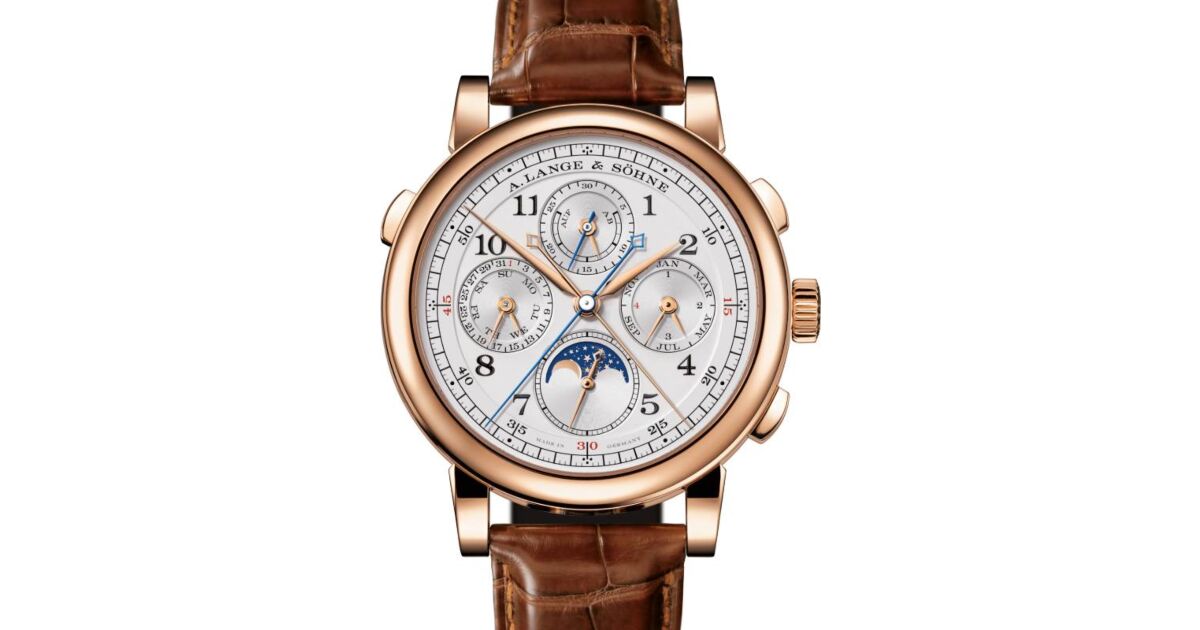 A lange sohne 1815 annual calendar online
