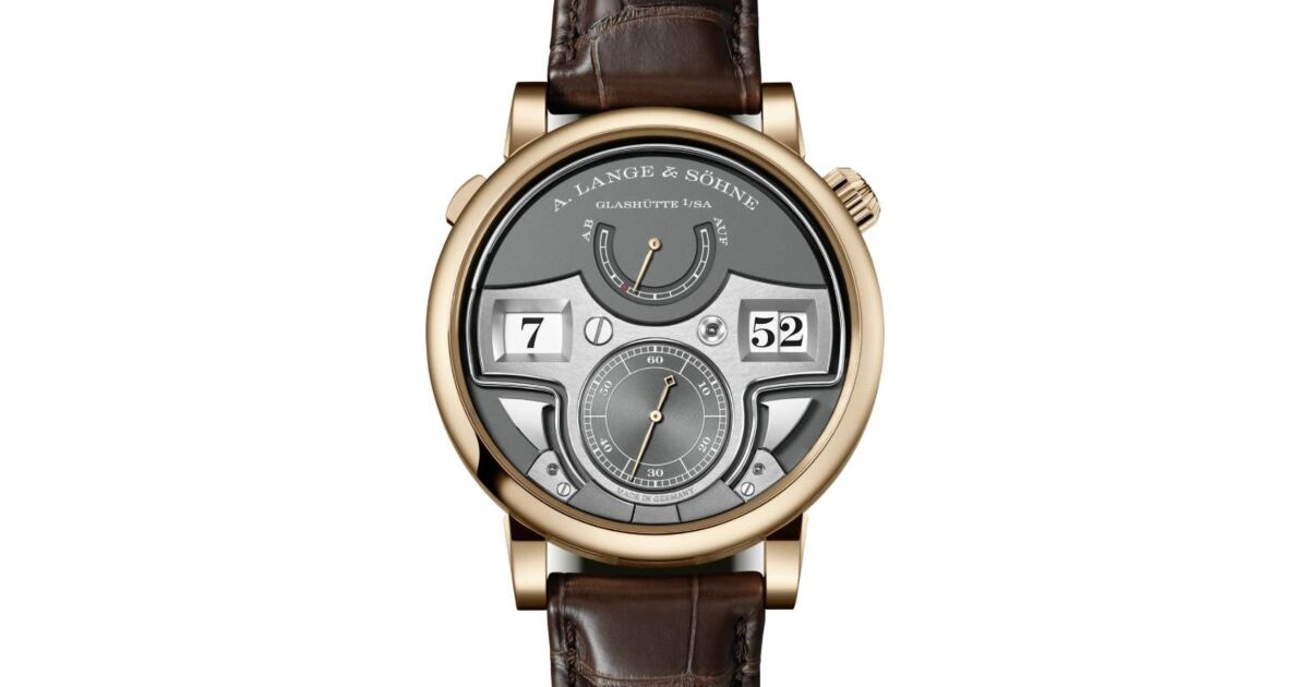 A Lange Sohne Zeitwerk Minute Repeater Honeygold 44.2mm Grey