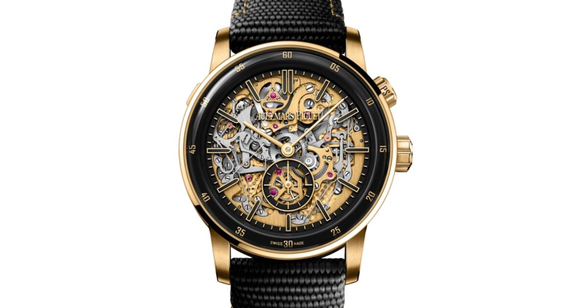 Audemars Piguet Code 11.59 Grande Sonnerie Carillon Supersonnerie Yellow  Gold/Ceramic 41mm Skeleton Dial 26397QA.OO.D002KB.01 - BRAND NEW