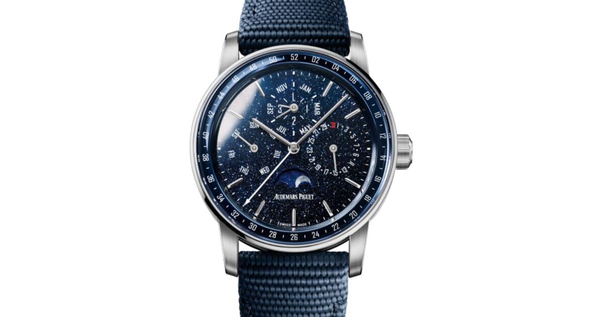 AP Code 11.59 Perpetual Calendar White Gold 41mm Blue