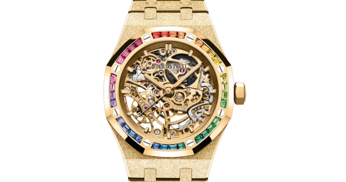 Audemars Piguet Royal Oak Frosted Gold Double Balance Wheel Audemars Piguet Royal Oak Frosted Gold Double Balance Wheel