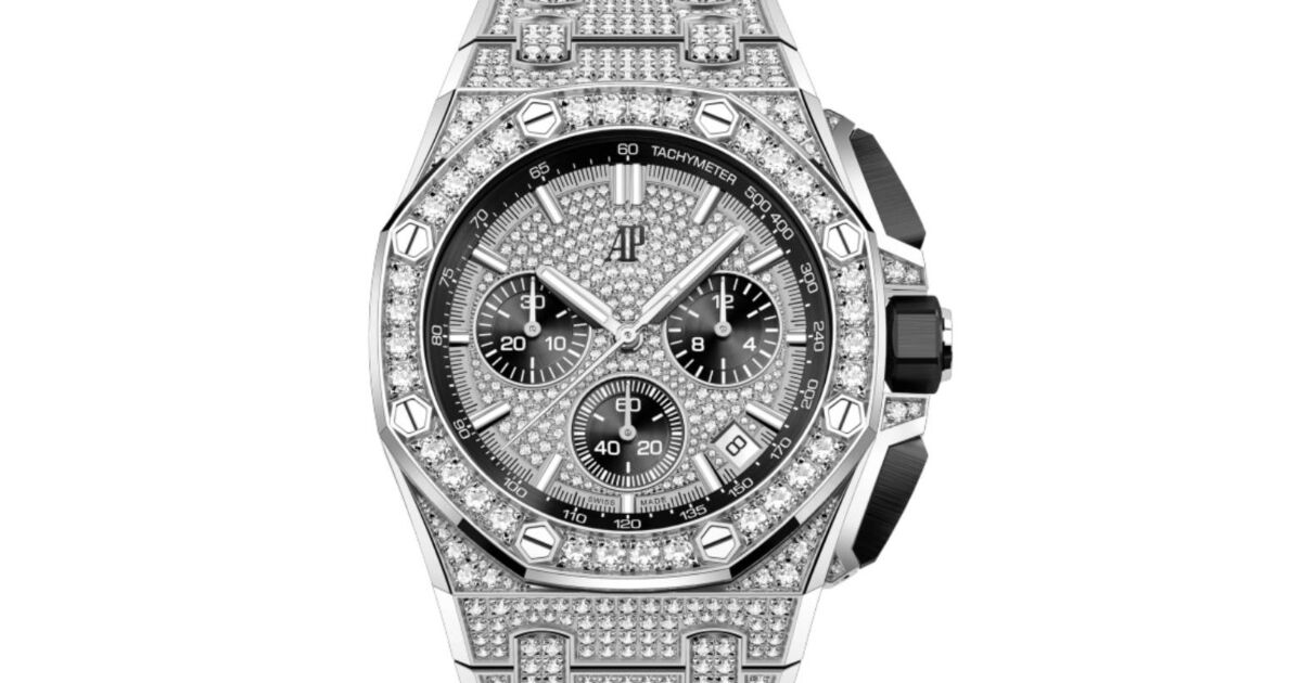 【在庫処分大特価!!】 Oak Royal AP Offshore White 43mm Chronograph Selfwinding ワイン