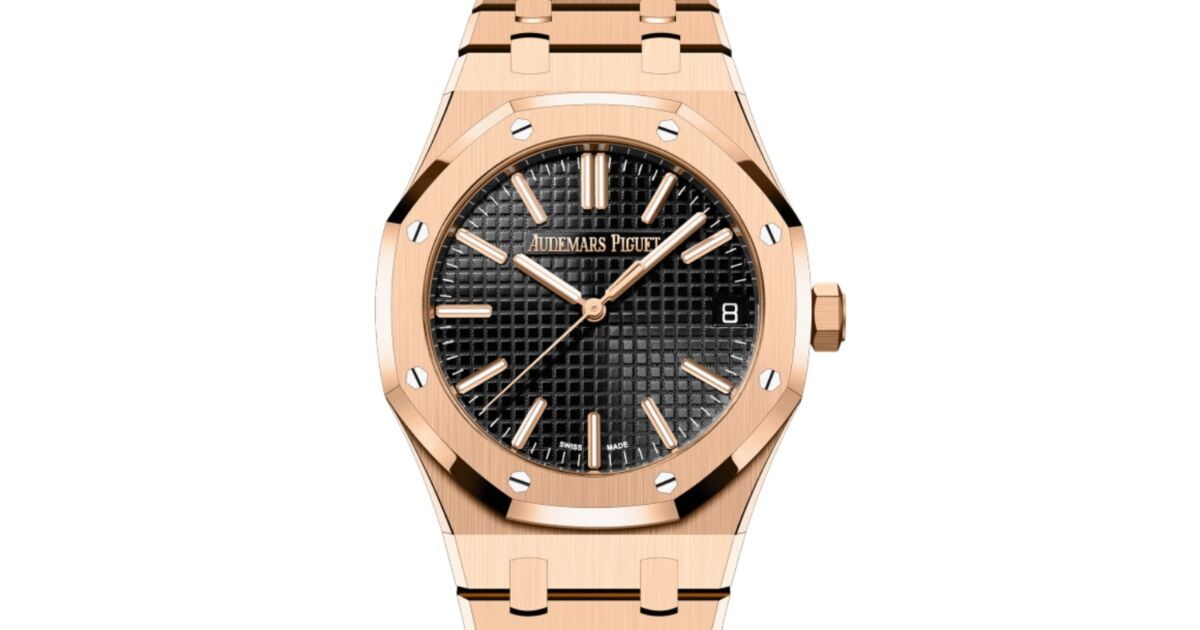 Audemars Piguet Royal Oak 41mm Rose Gold Black Dial 15510OR.OO.1320OR.04