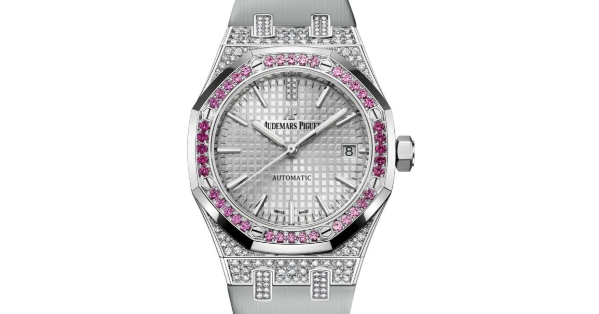 AP Rose Gold Sapphire Ruby 15452BC.ZY.D007VE.01 | Jaztime.com