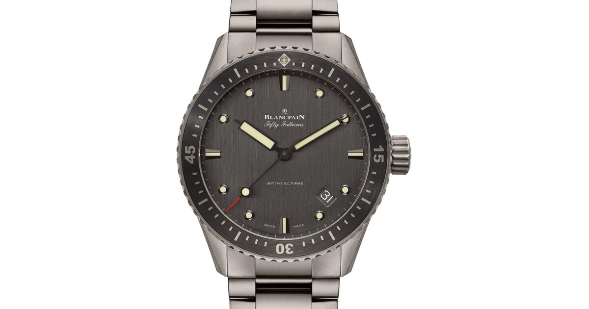 Blancpain Fifty Fathoms Bathyscaphe Ceramic Black Dial 43mm