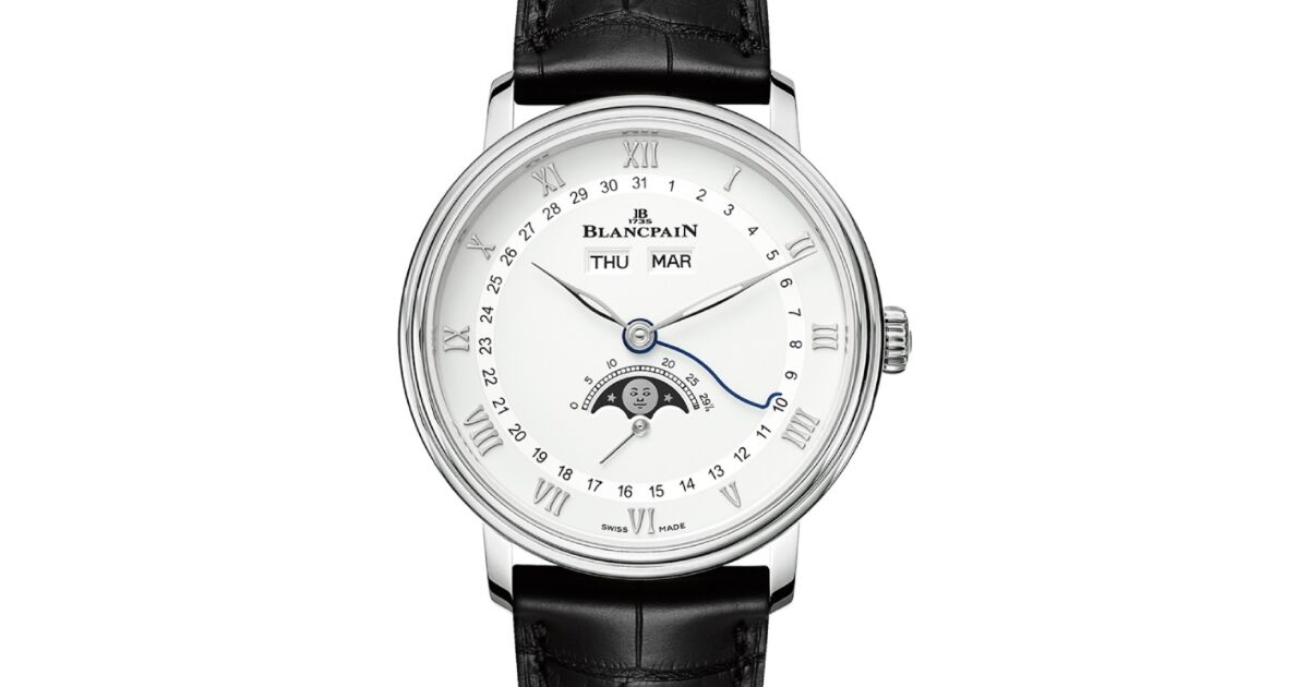 Blancpain Villeret Quanti?me Complet Steel White Dial 6264 1127 