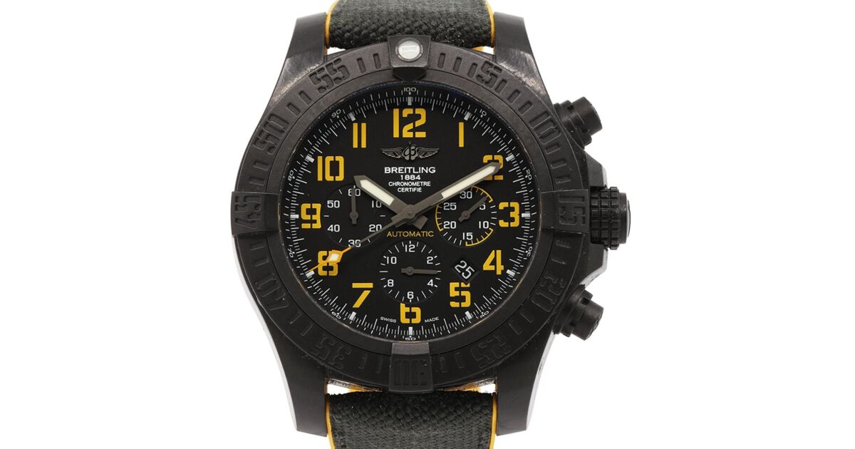 Breitling Avenger Hurricane Black Arabic XB01701A/BF92-257S