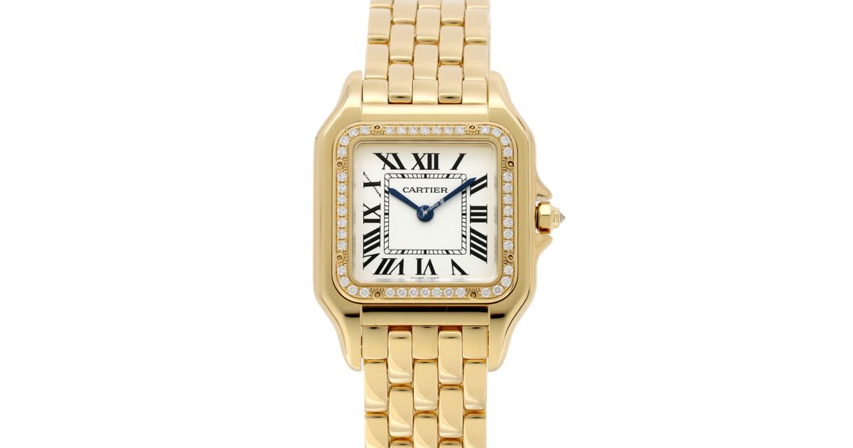 Cartier Panthere de Cartier Medium Quartz Yellow Gold